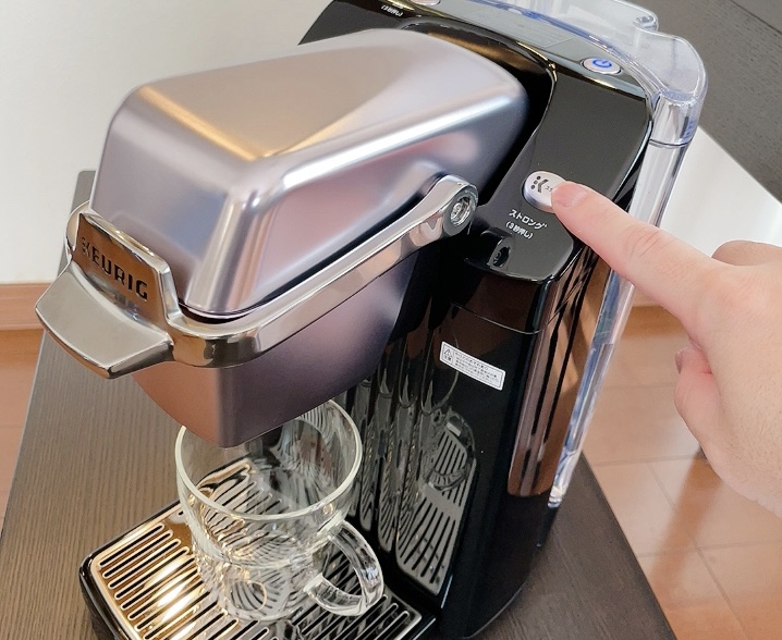 KEURIG BS300の抽出をスタート